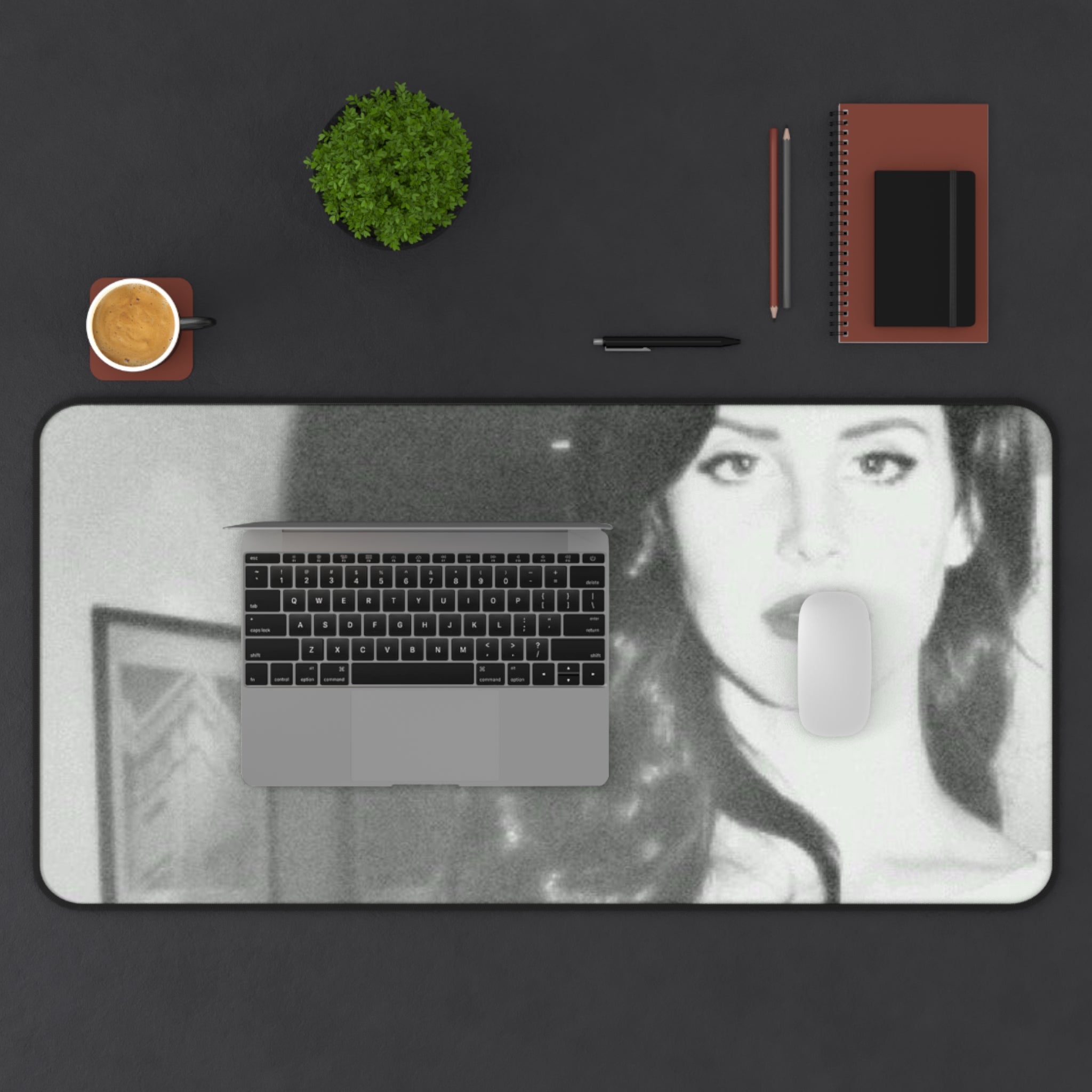 Lana Del Rey Desk Mat with Vintage Aesthetic