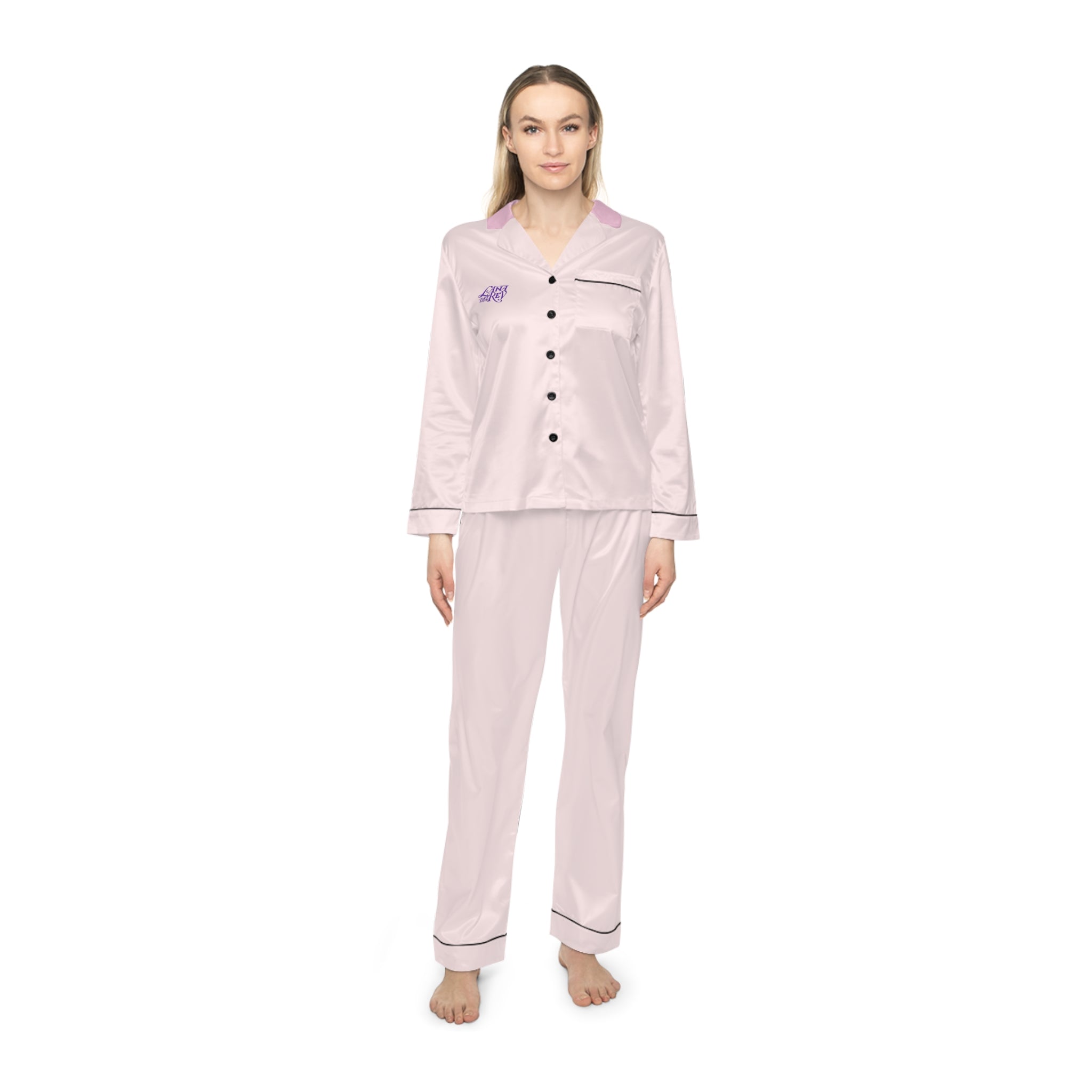 Luxurious Women's Satin Pajamas Lana Del Rey Design