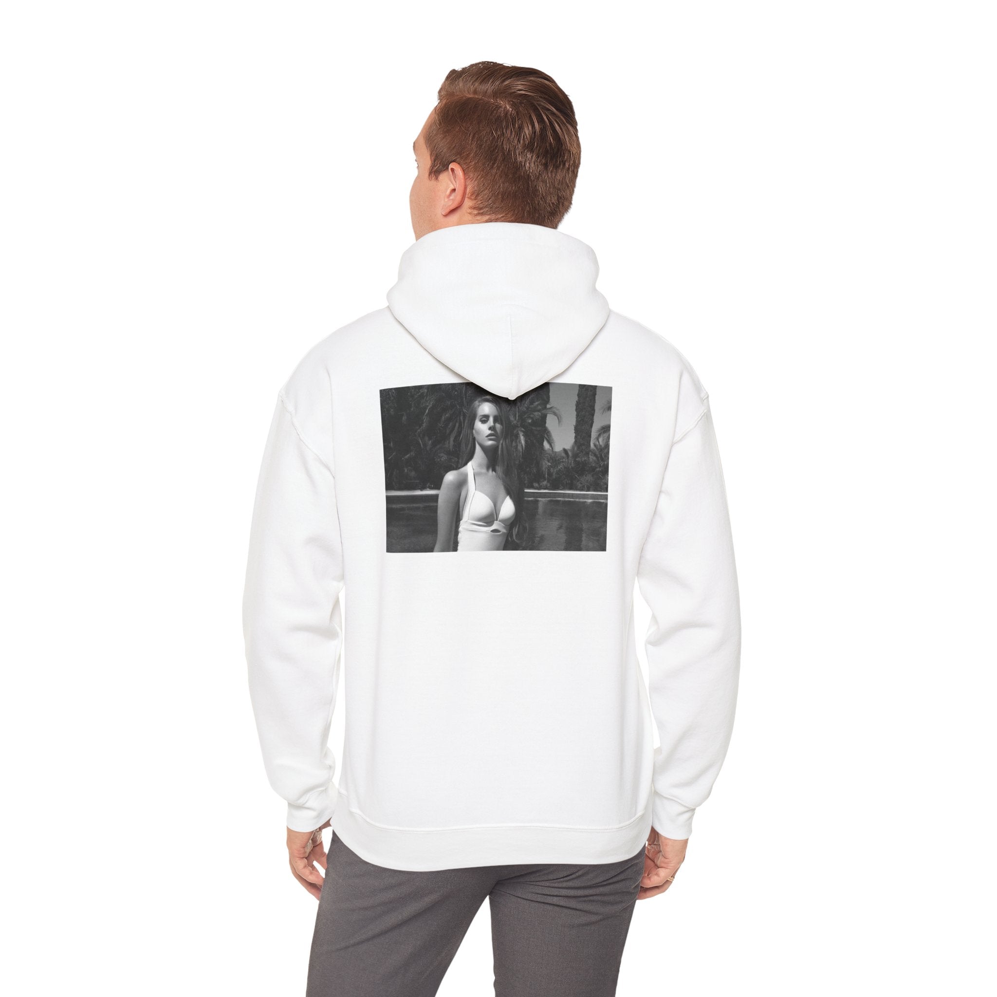 Stylish Unisex Heavy Blend™ Hoodie with Artful Back Design