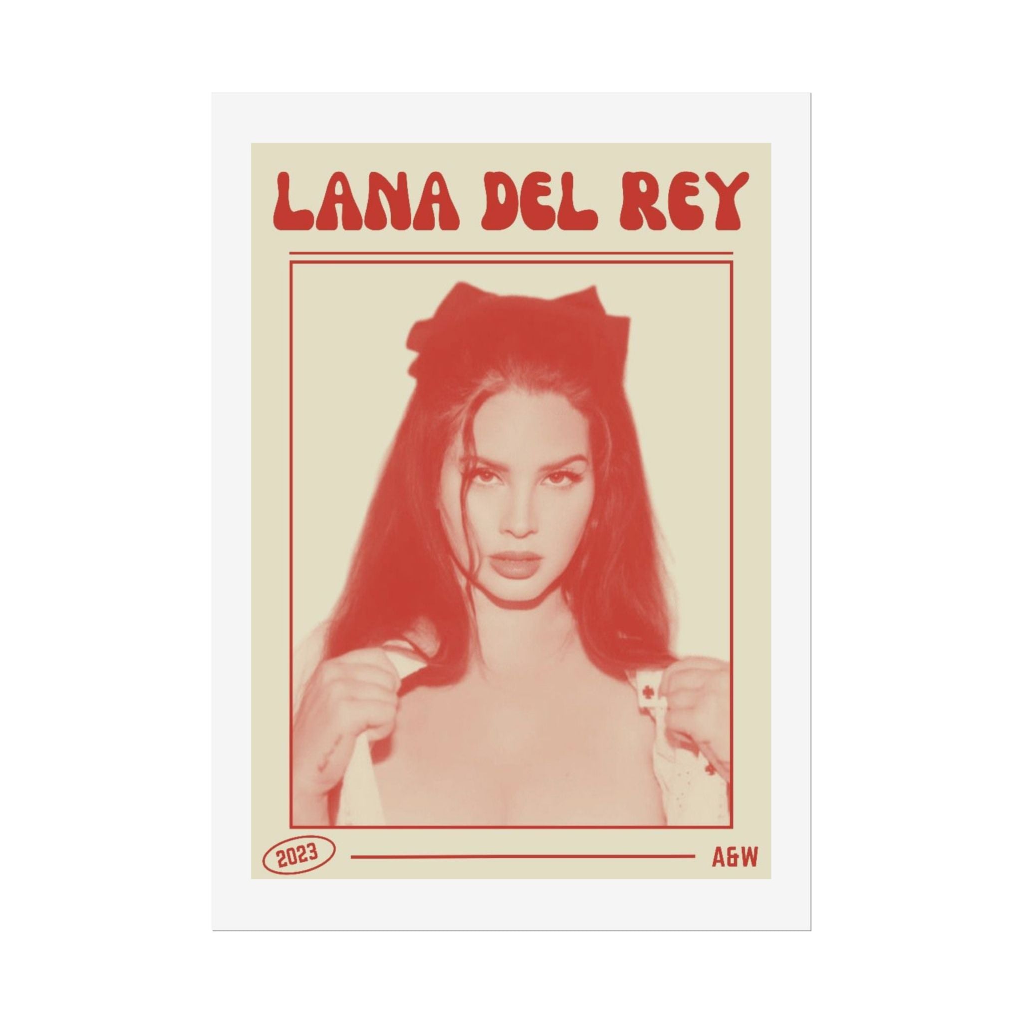 Lana Del Rey Vintage-Style Rolled Poster