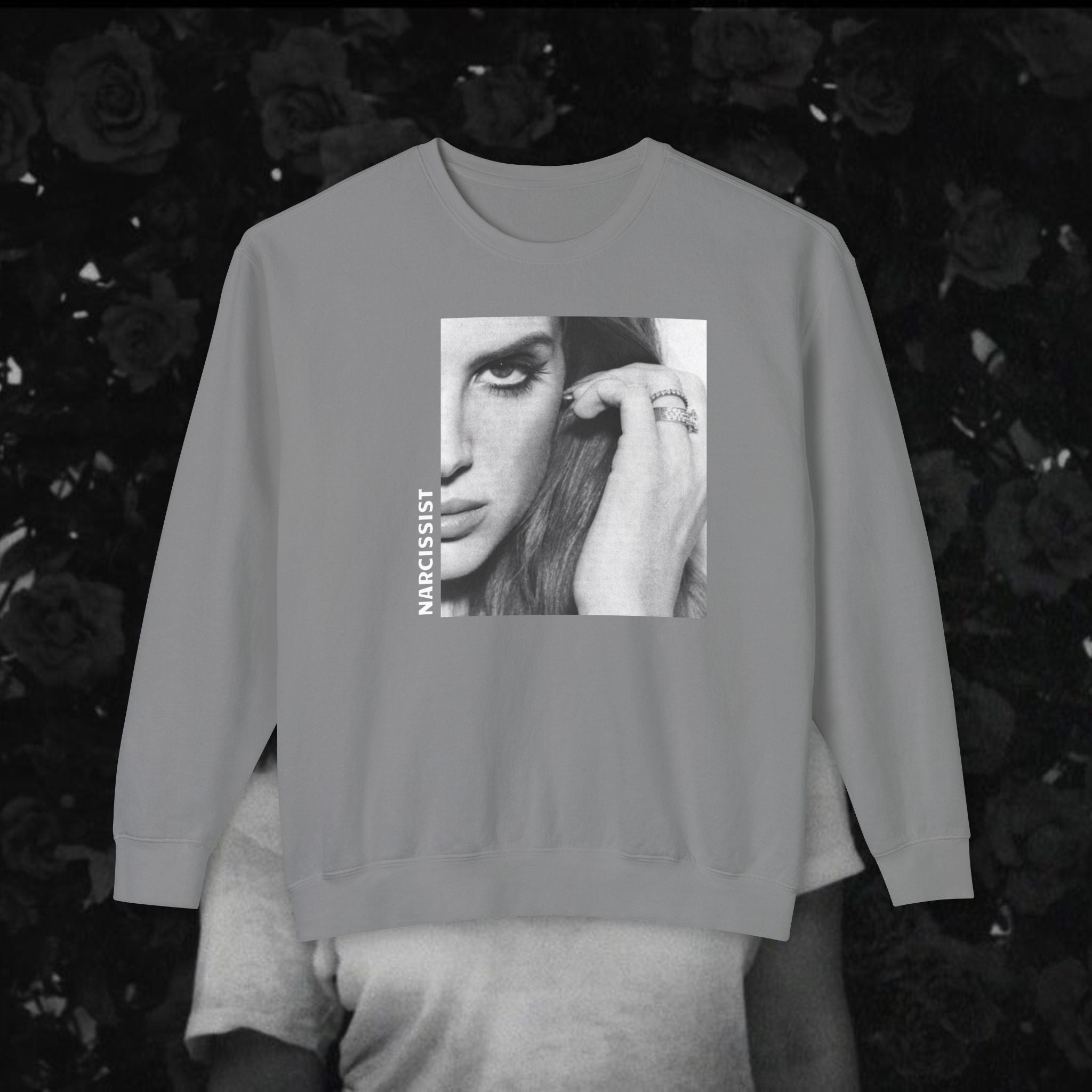 'Narcissist' Crewneck Sweatshirt - Unisex Lightweight Autumn Vibes