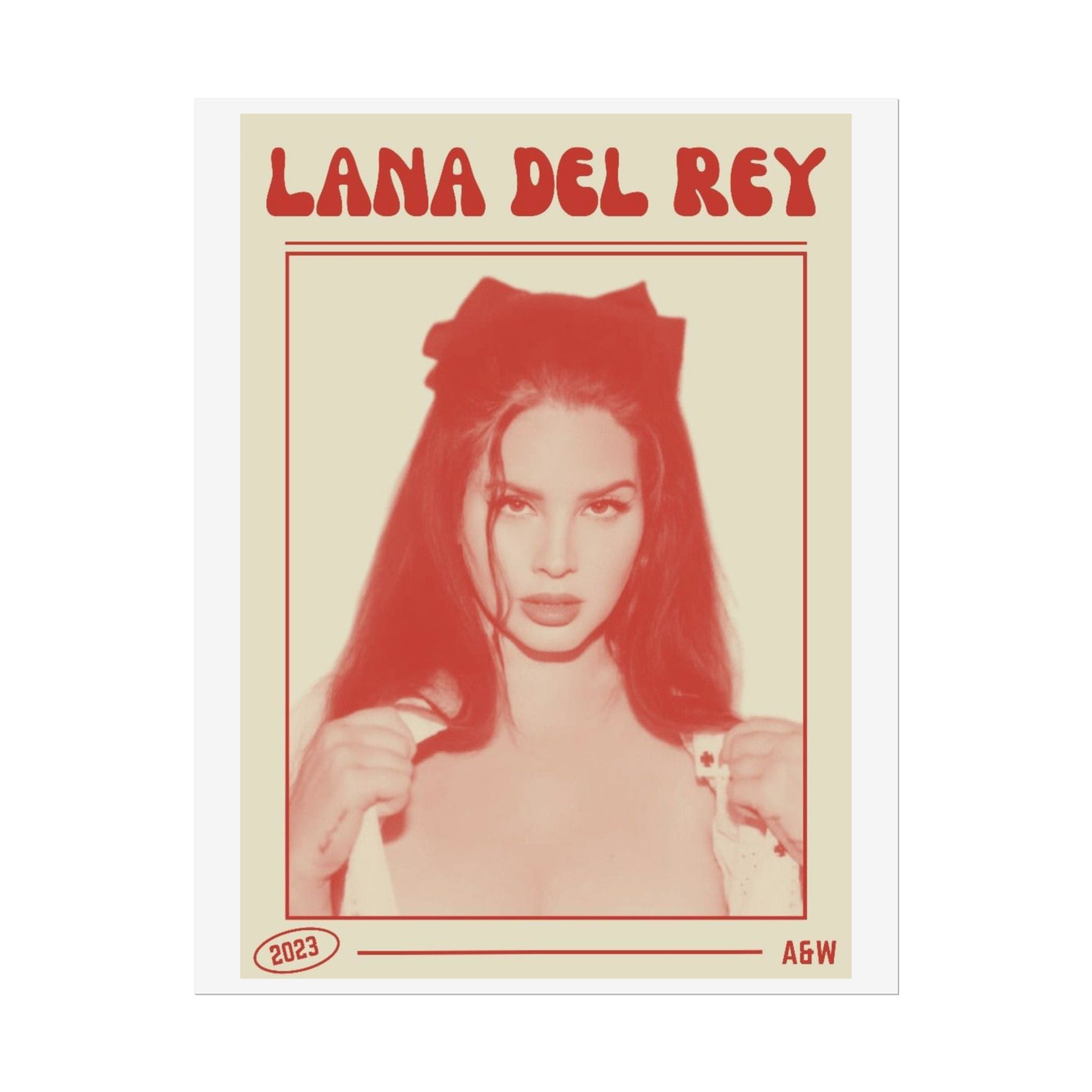 Lana Del Rey Vintage-Style Rolled Poster