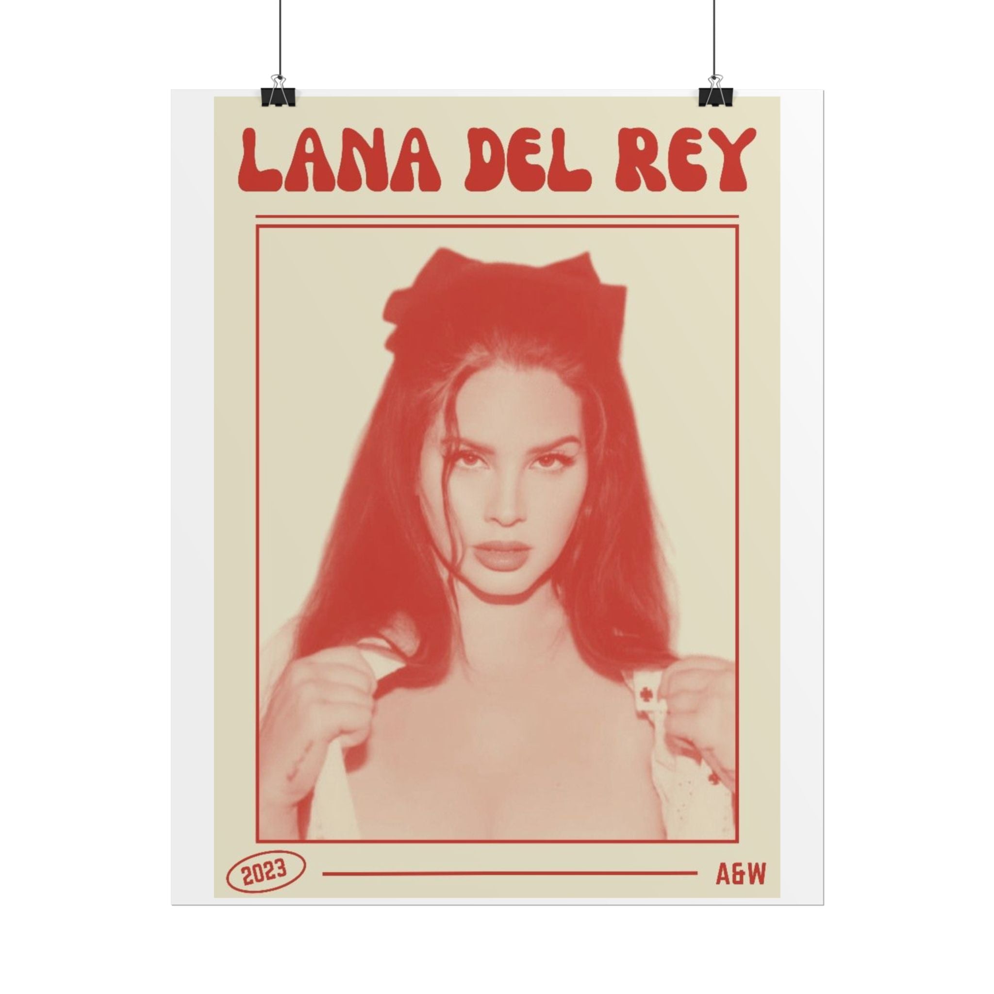 Lana Del Rey Vintage-Style Rolled Poster