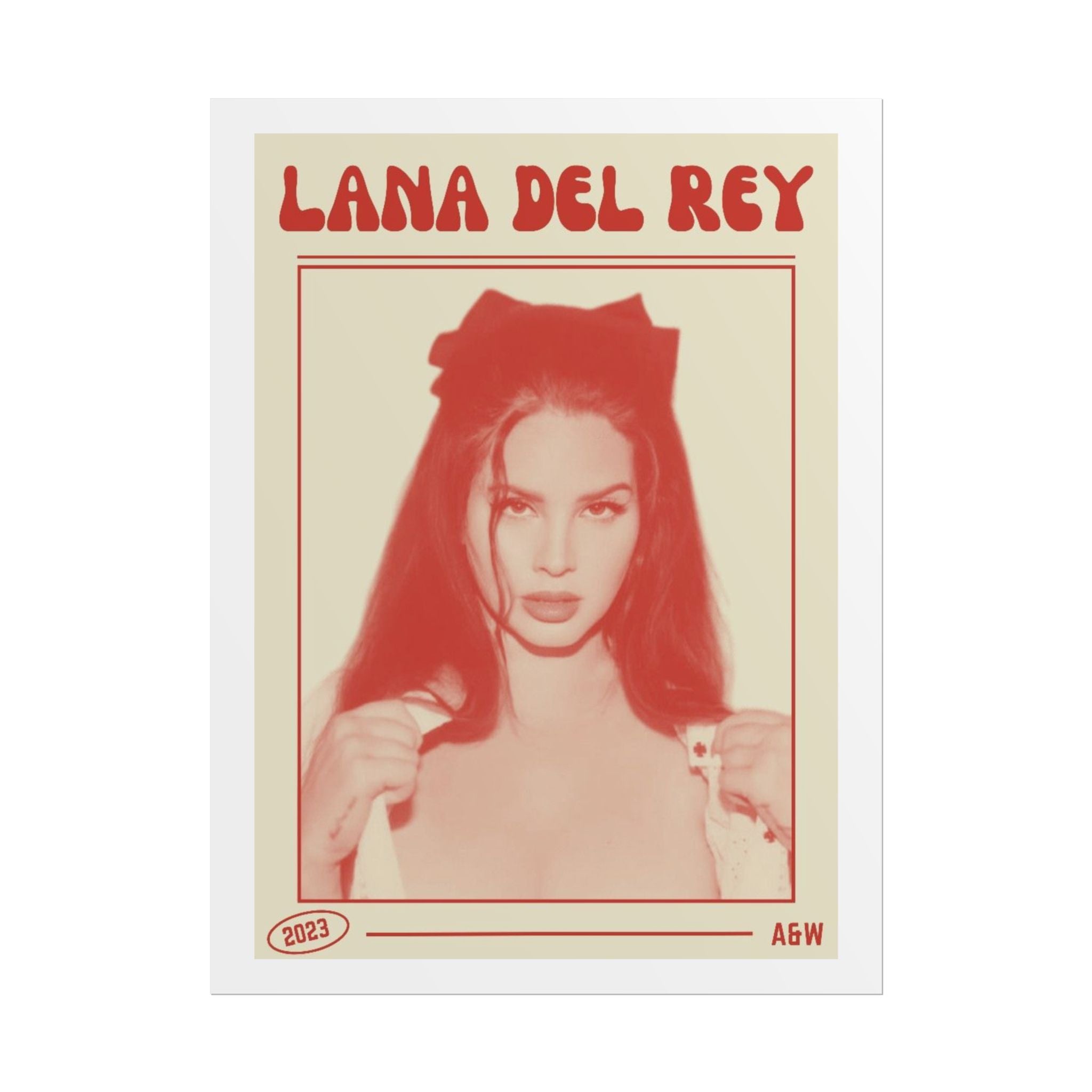 Lana Del Rey Vintage-Style Rolled Poster