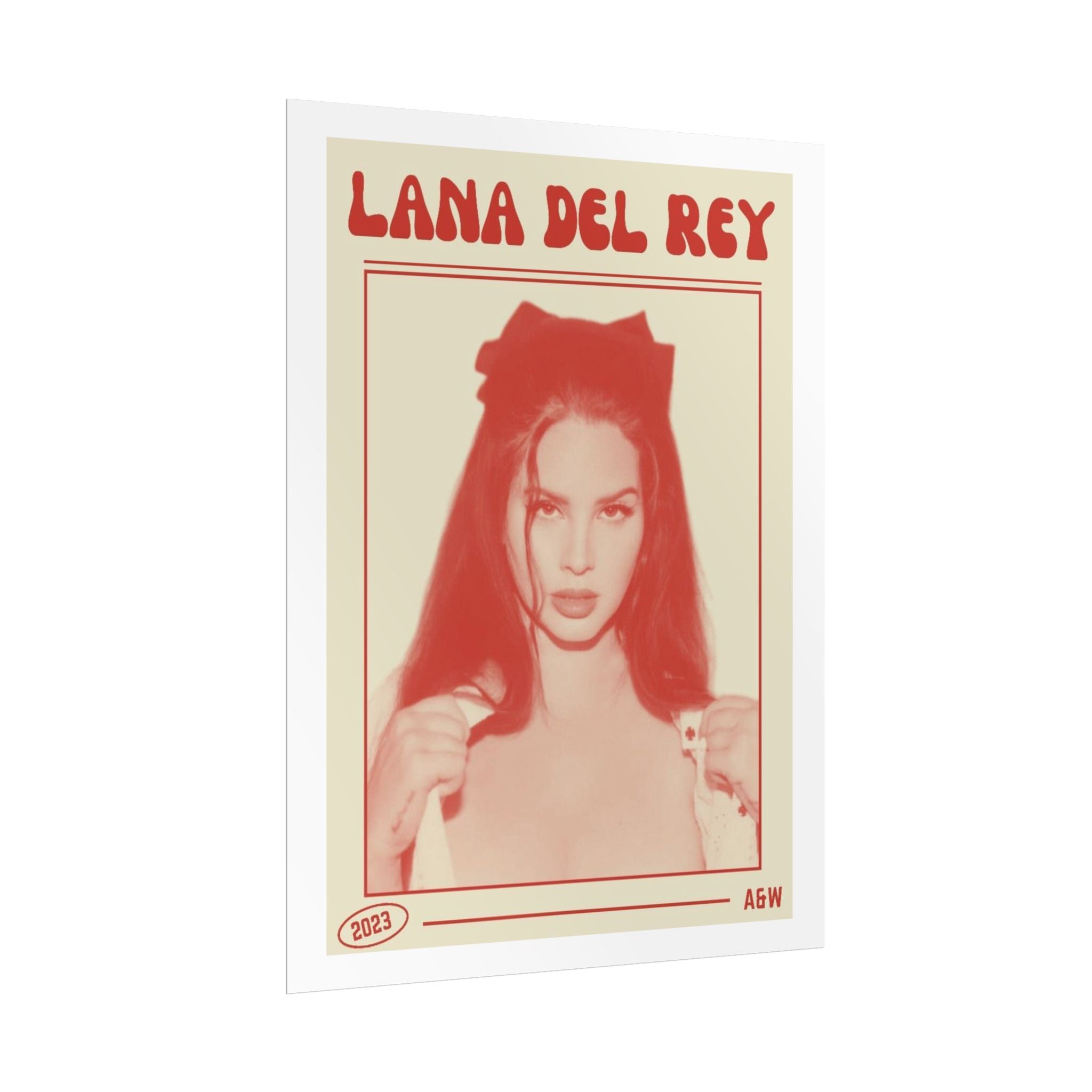 Lana Del Rey Vintage-Style Rolled Poster