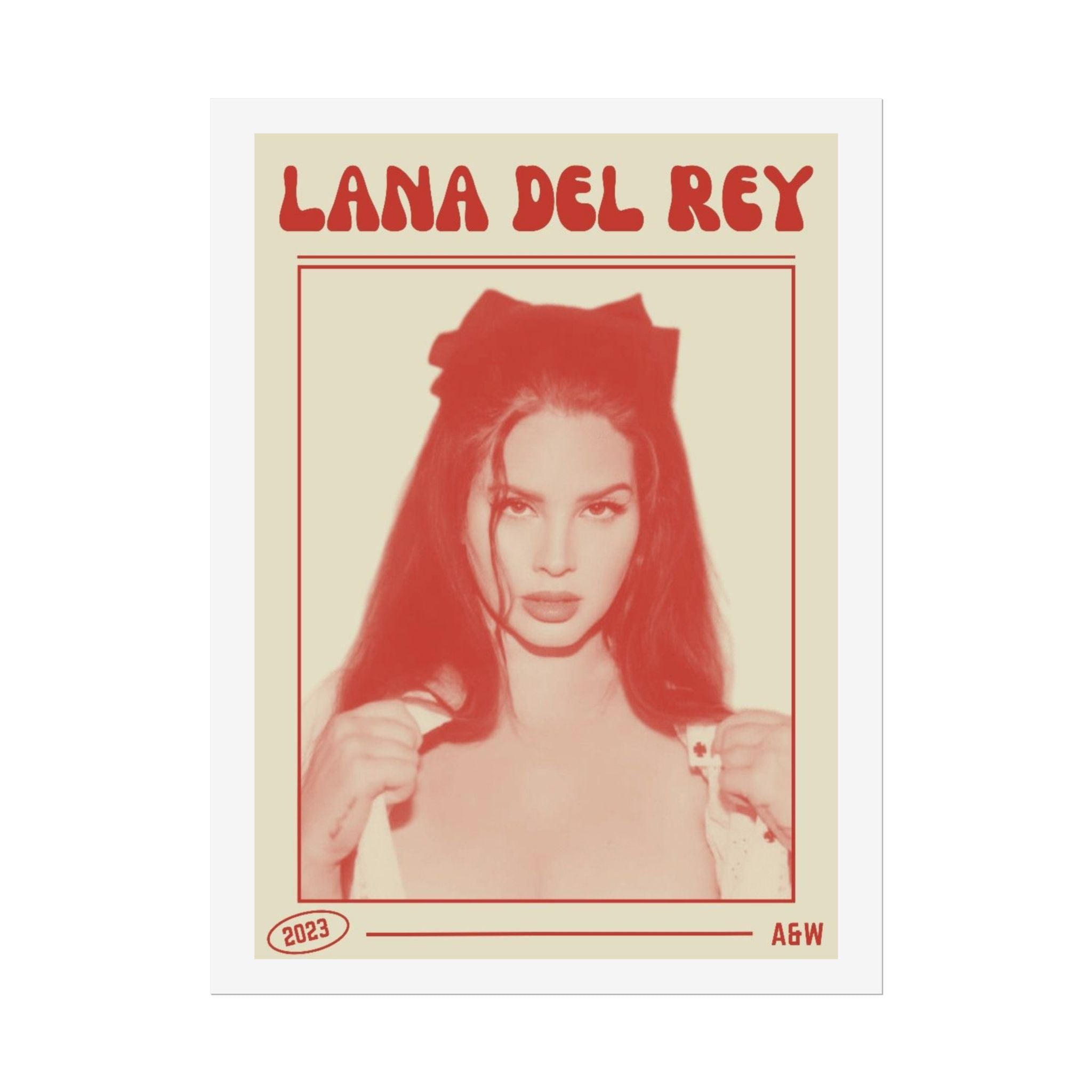 Lana Del Rey Vintage-Style Rolled Poster