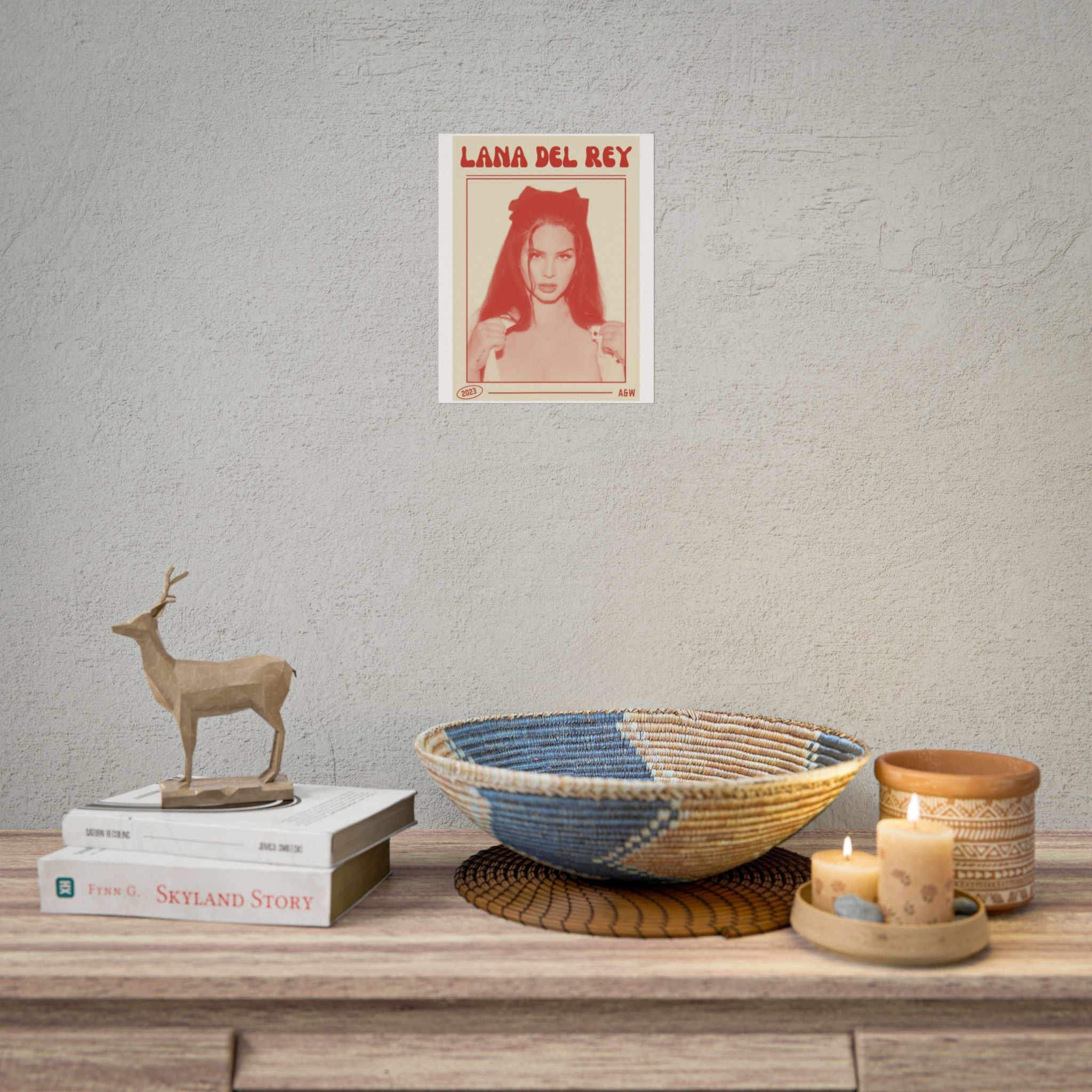 Lana Del Rey Vintage-Style Rolled Poster