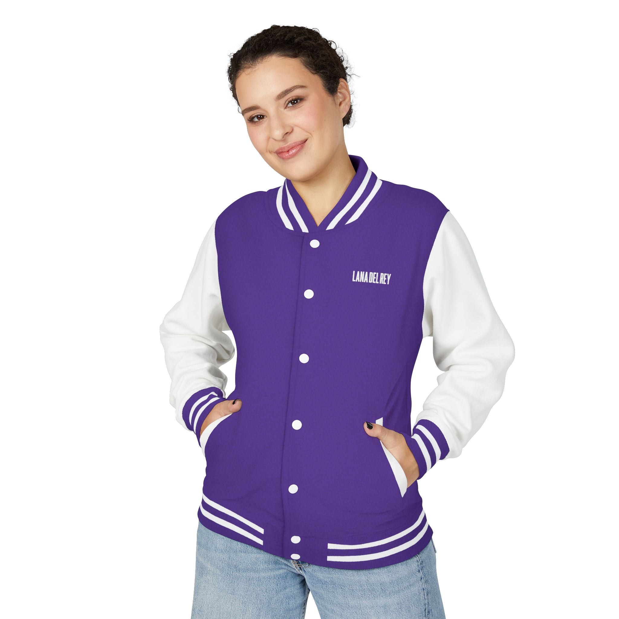 Unisex Heavyweight Letterman Jacket - Lana Del Rey Inspired