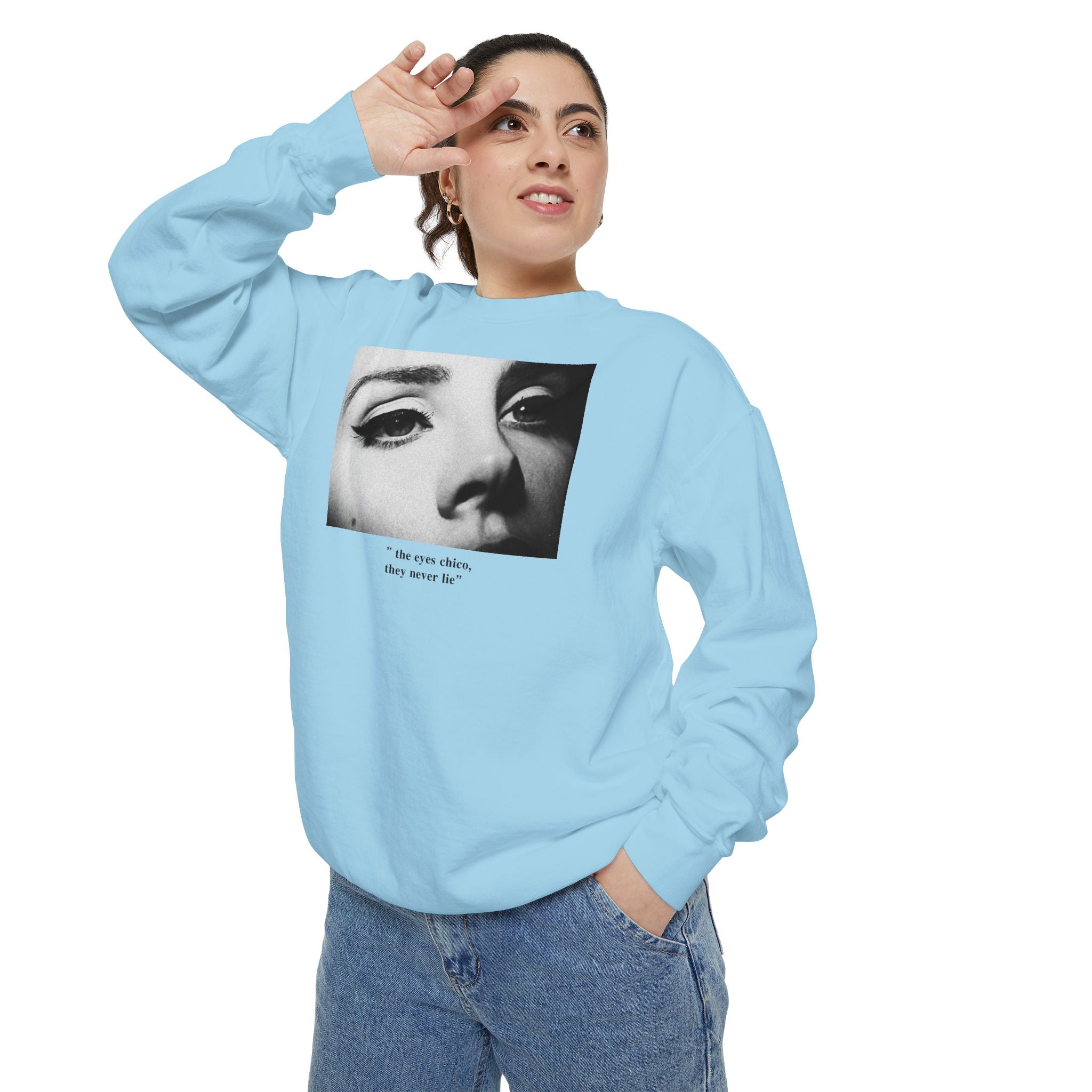 "the eyes chico'' - Lana Del Rey Sweatshirt Unisex