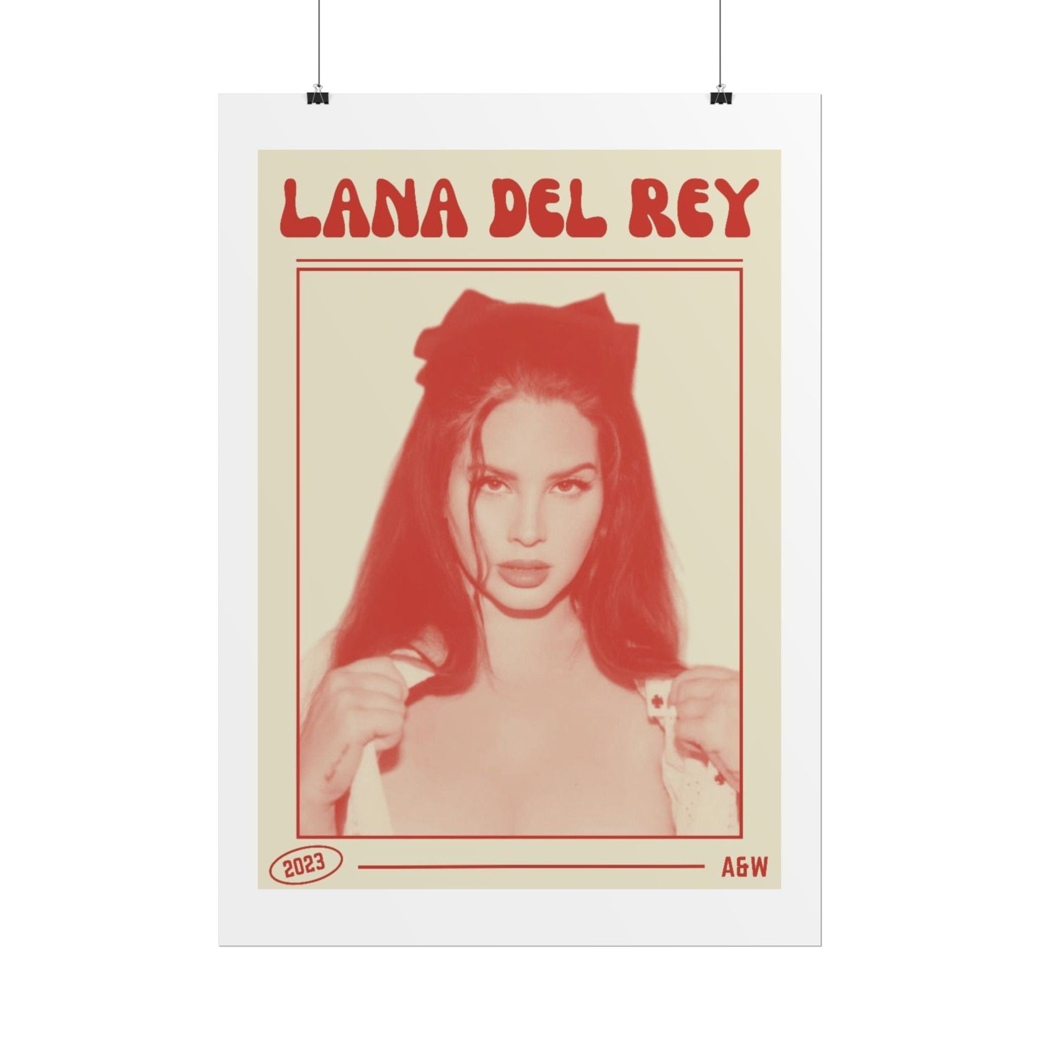Lana Del Rey Vintage-Style Rolled Poster