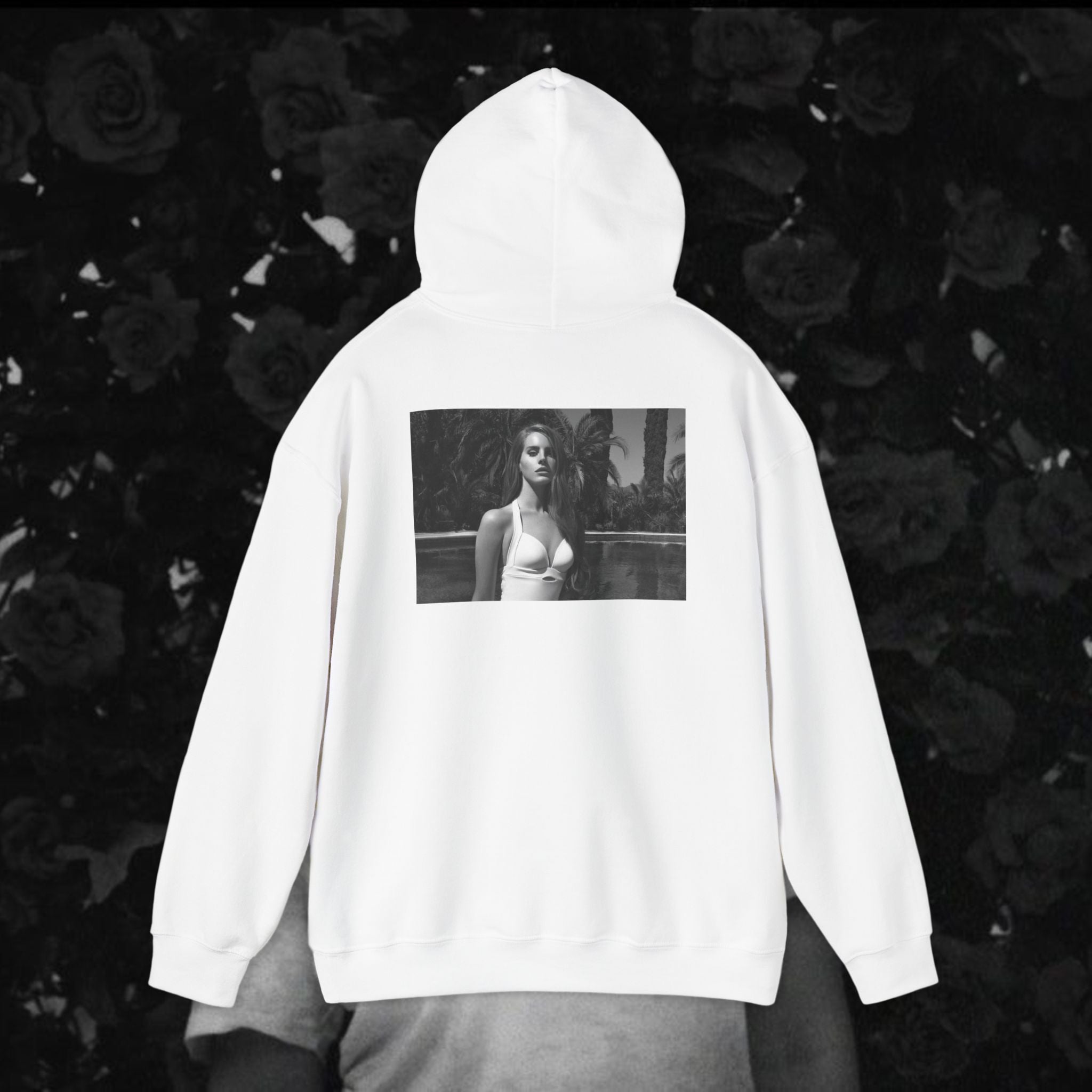 Stylish Unisex Heavy Blend™ Hoodie with Artful Back Design