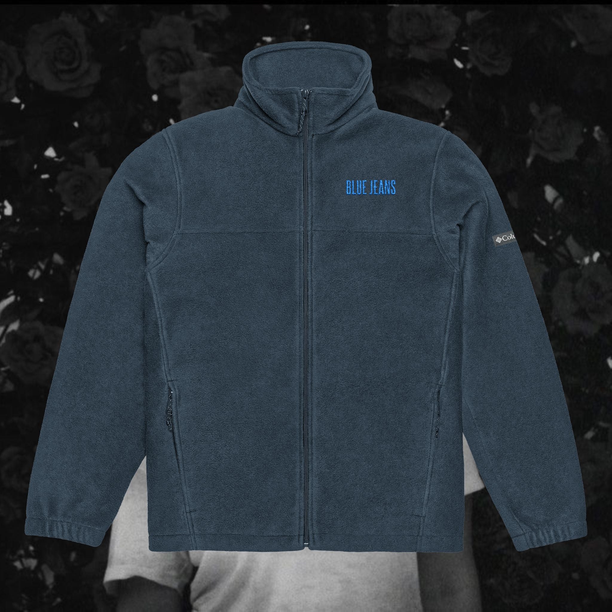 Unisex Columbia Fleece Jacket - Blue Jeans