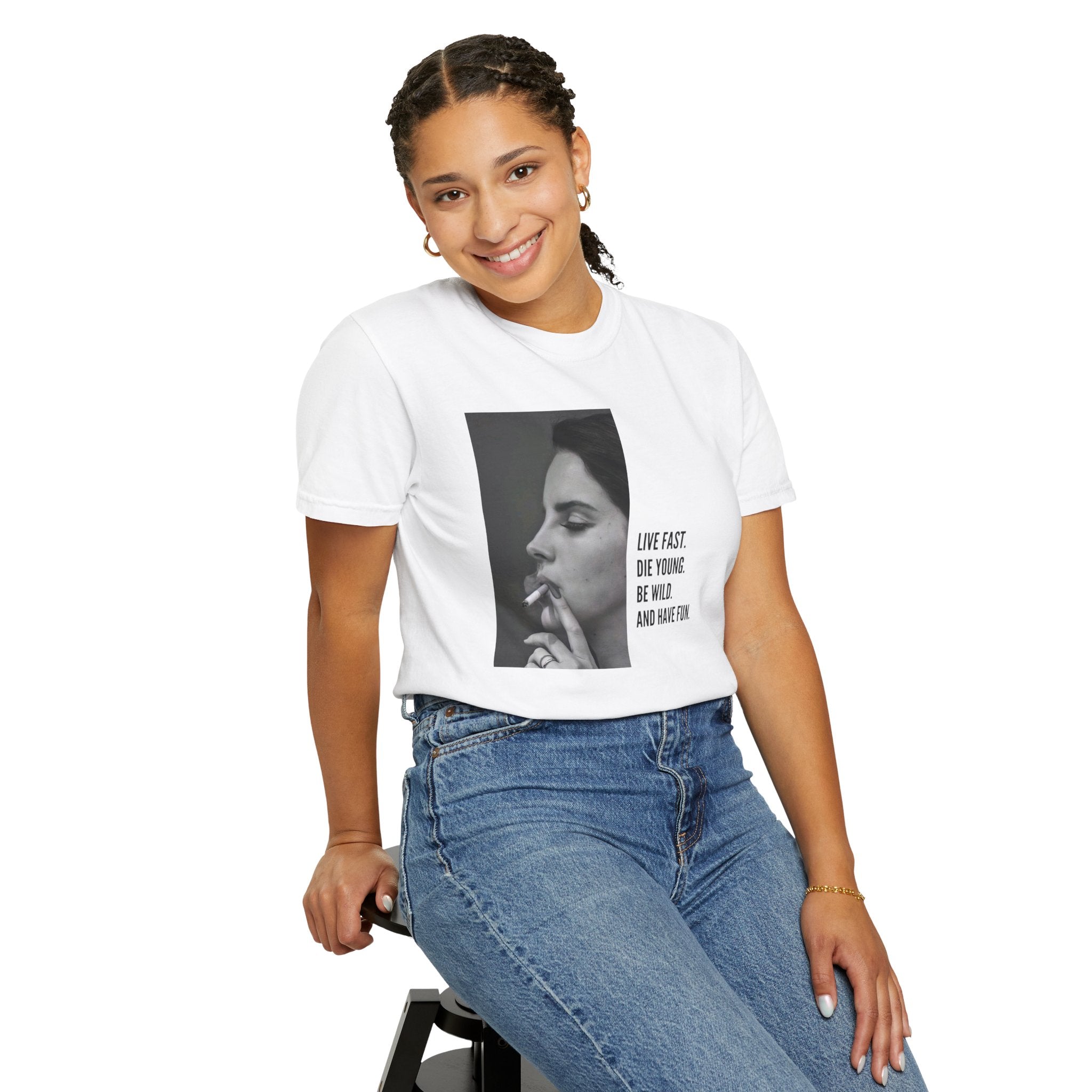 'Live Fast' Unisex T-Shirt -Vintage Style