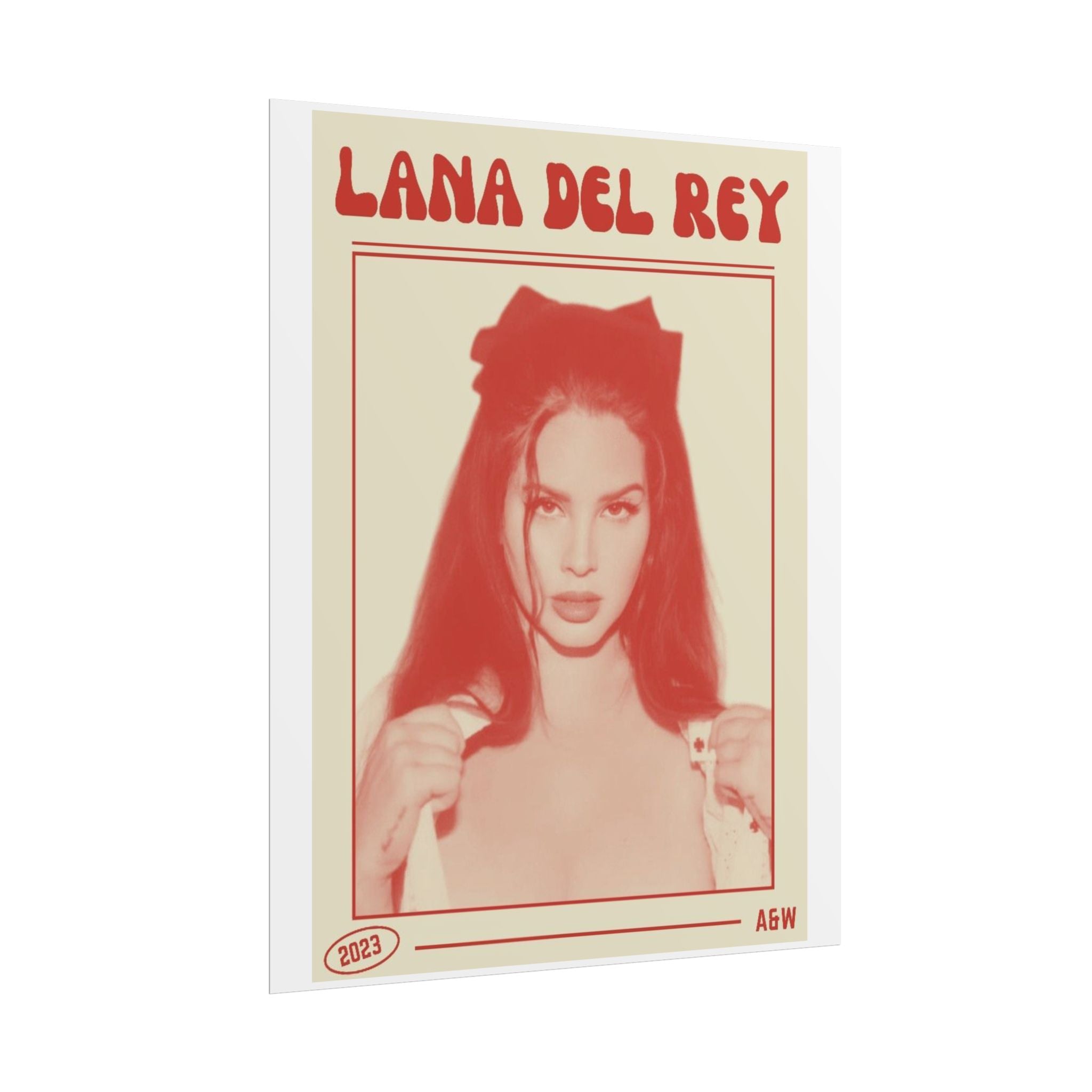 Lana Del Rey Vintage-Style Rolled Poster