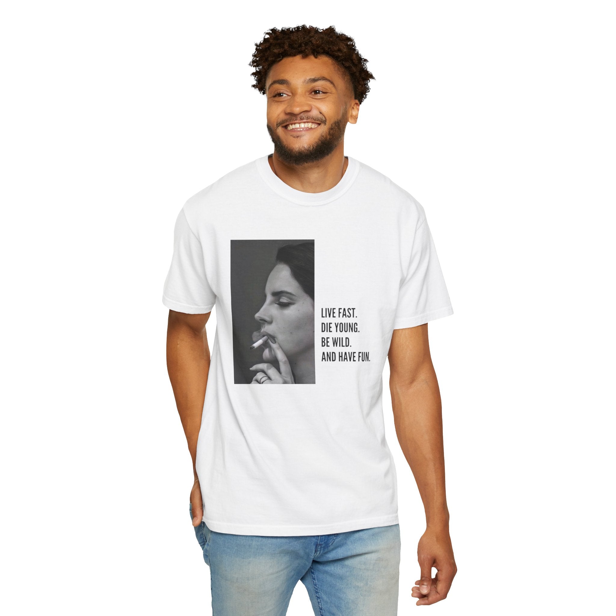 'Live Fast' Unisex T-Shirt -Vintage Style