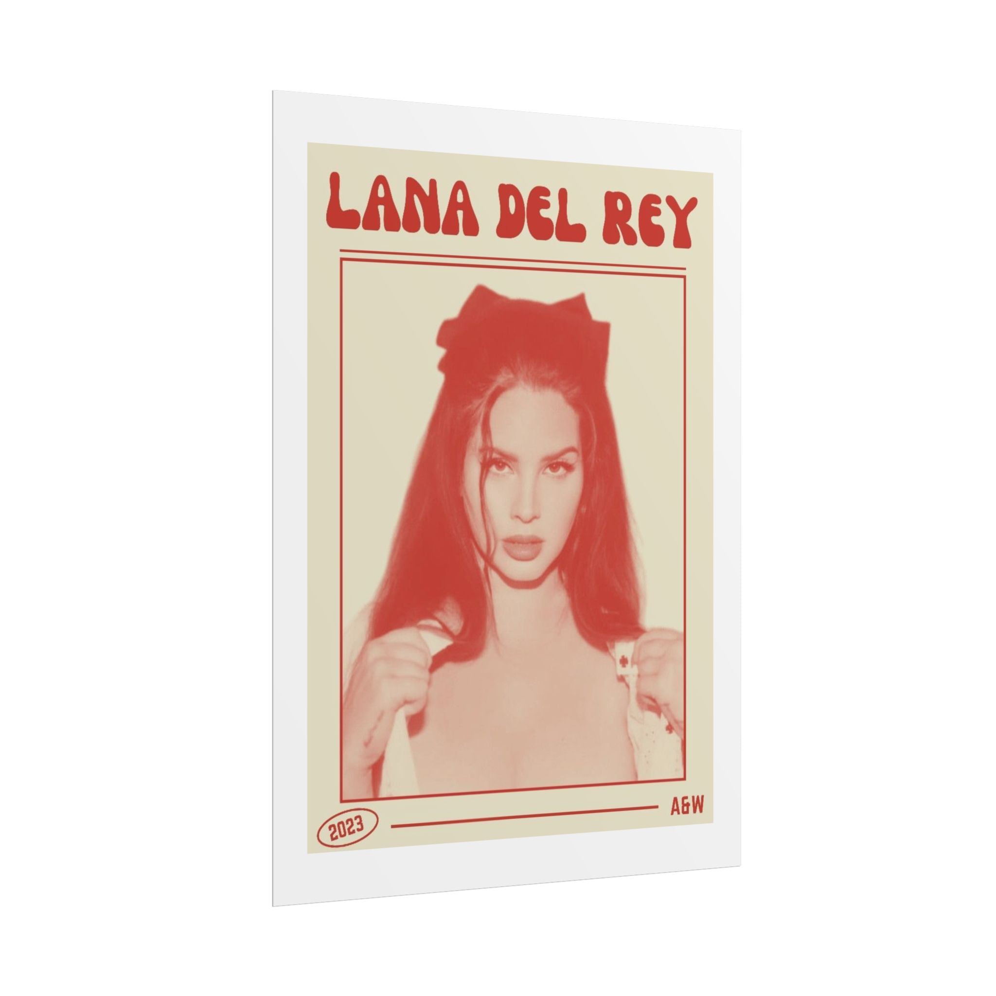 Lana Del Rey Vintage-Style Rolled Poster