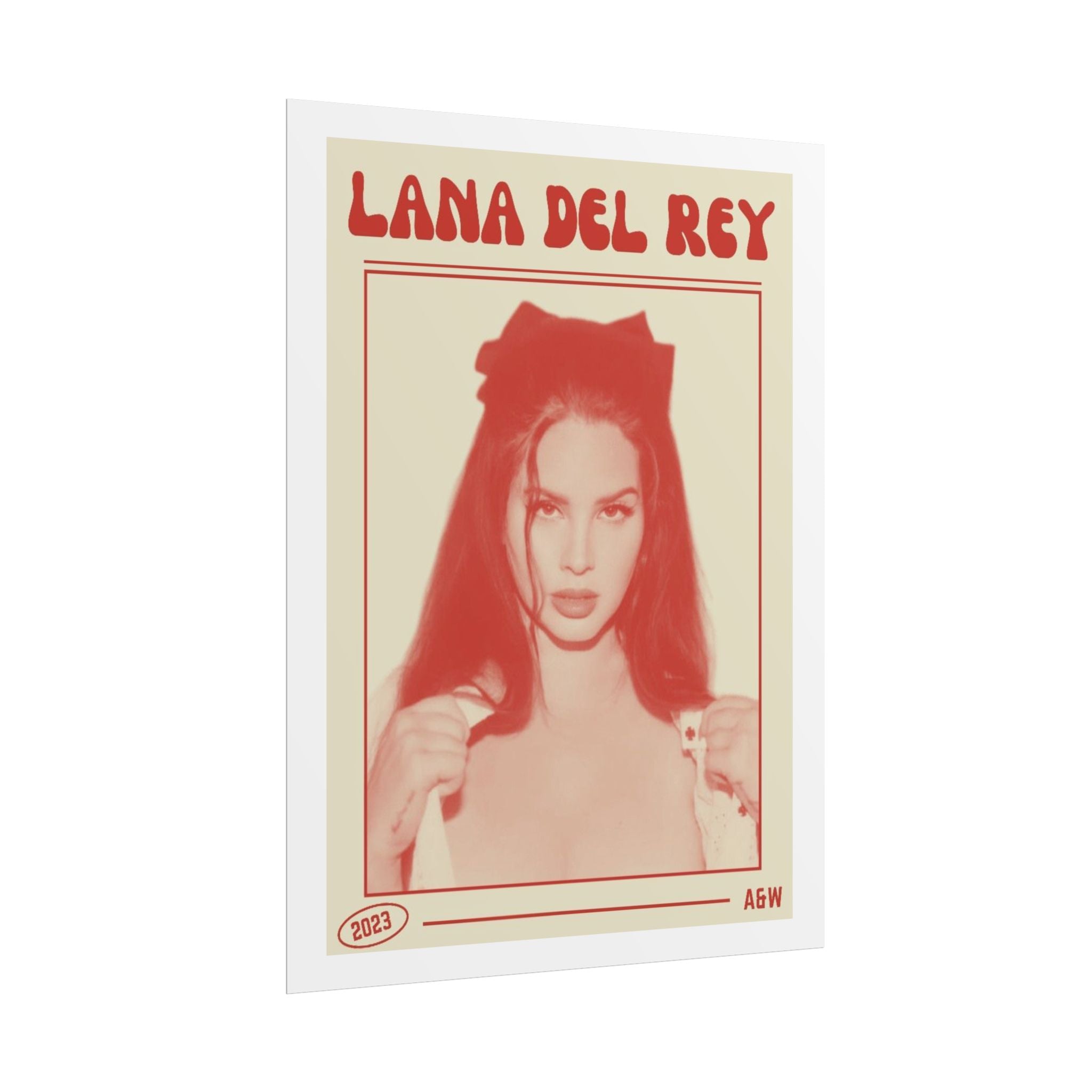 Lana Del Rey Vintage-Style Rolled Poster