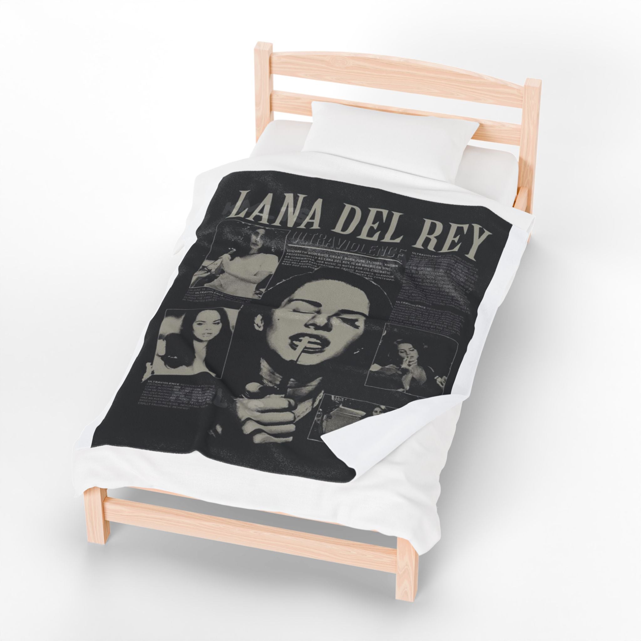 Lana Del Rey Ultraviolence Velveteen Plush Blanket