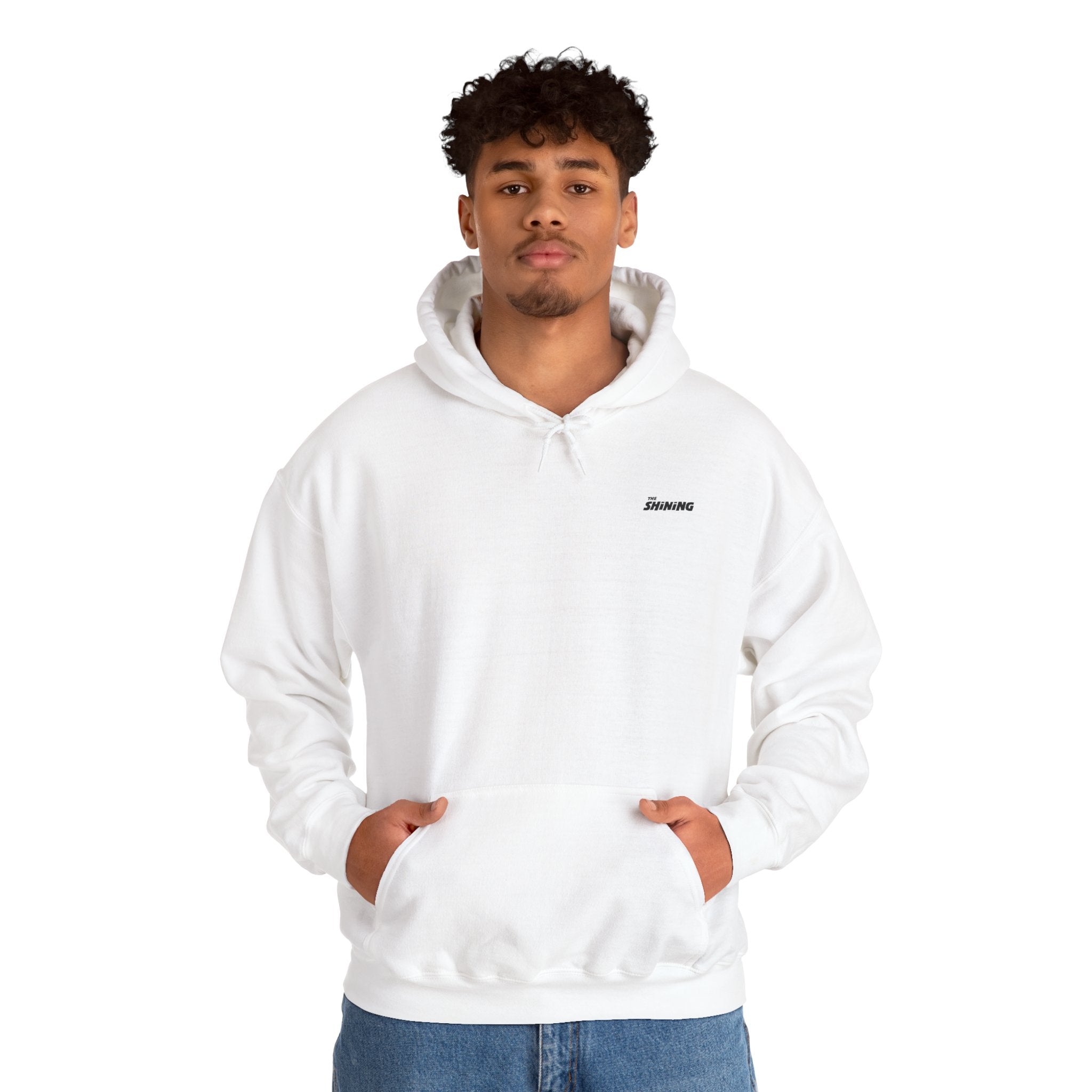 Stylish Unisex Heavy Blend™ Hoodie with Artful Back Design