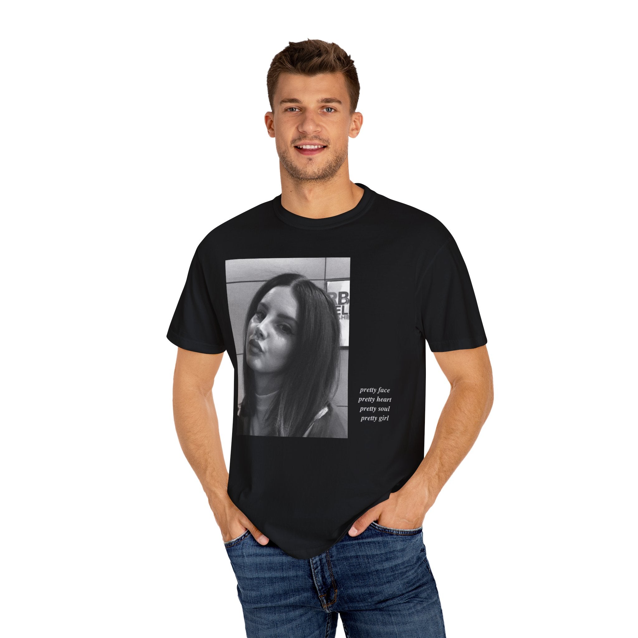 ''Pretty Face'' Unisex T-Shirt - Garment-Dyed