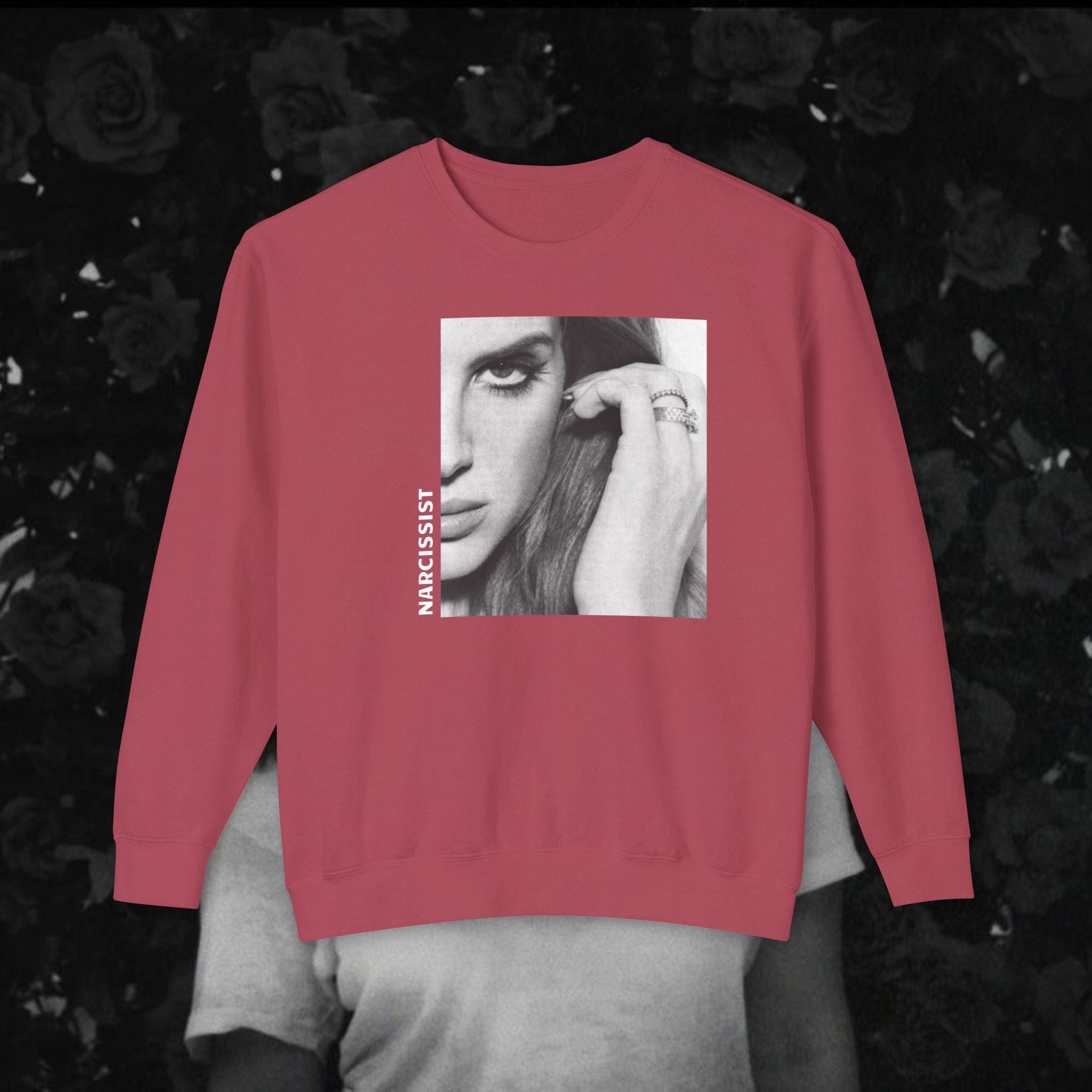 'Narcissist' Crewneck Sweatshirt - Unisex Lightweight Autumn Vibes