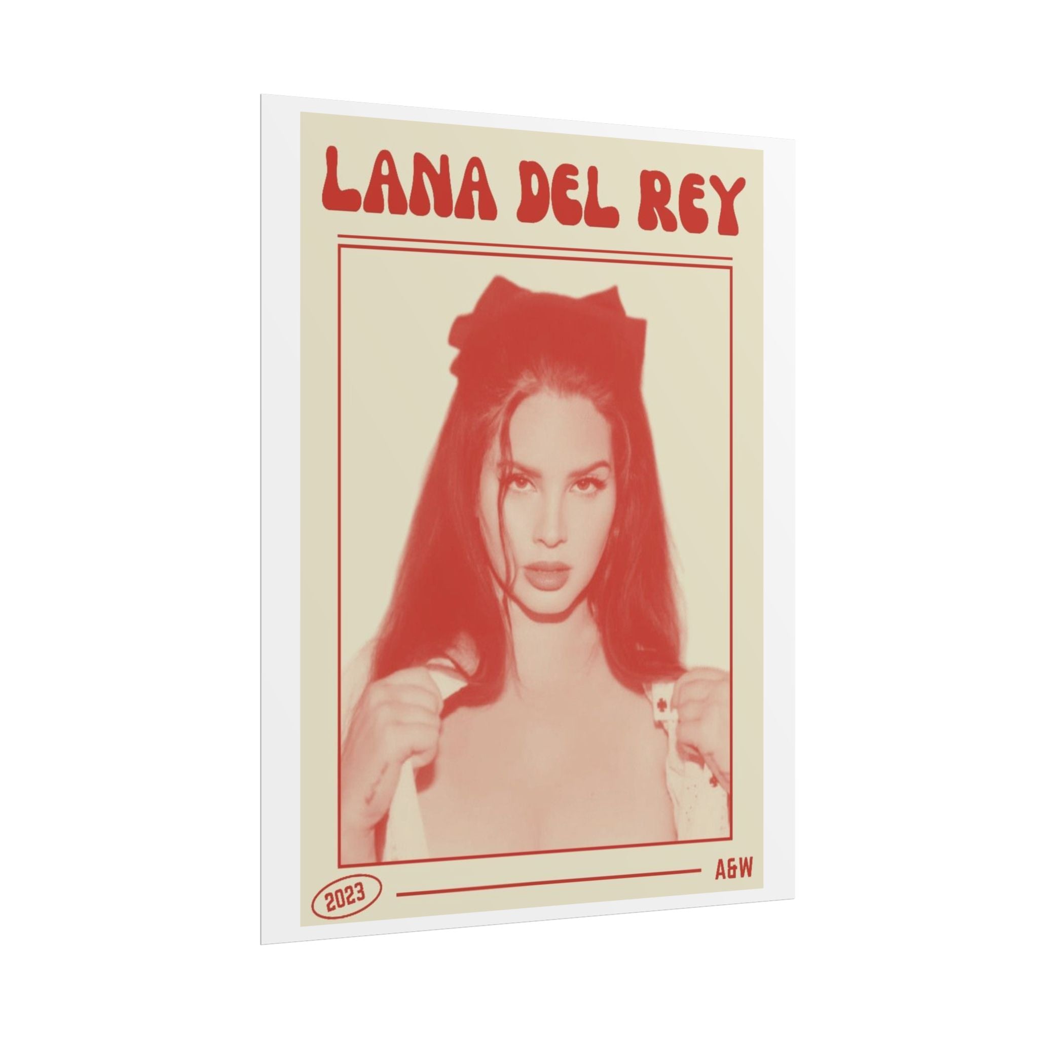 Lana Del Rey Vintage-Style Rolled Poster
