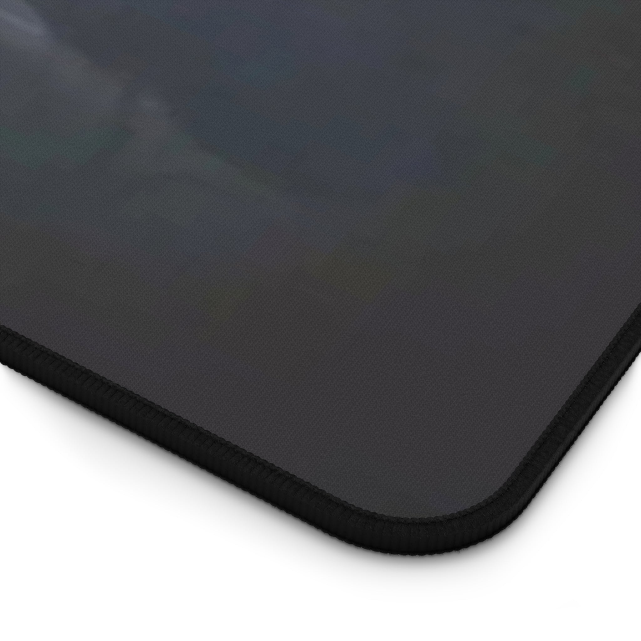 Elegant Black Desk Mat with Lana Del Rey Design