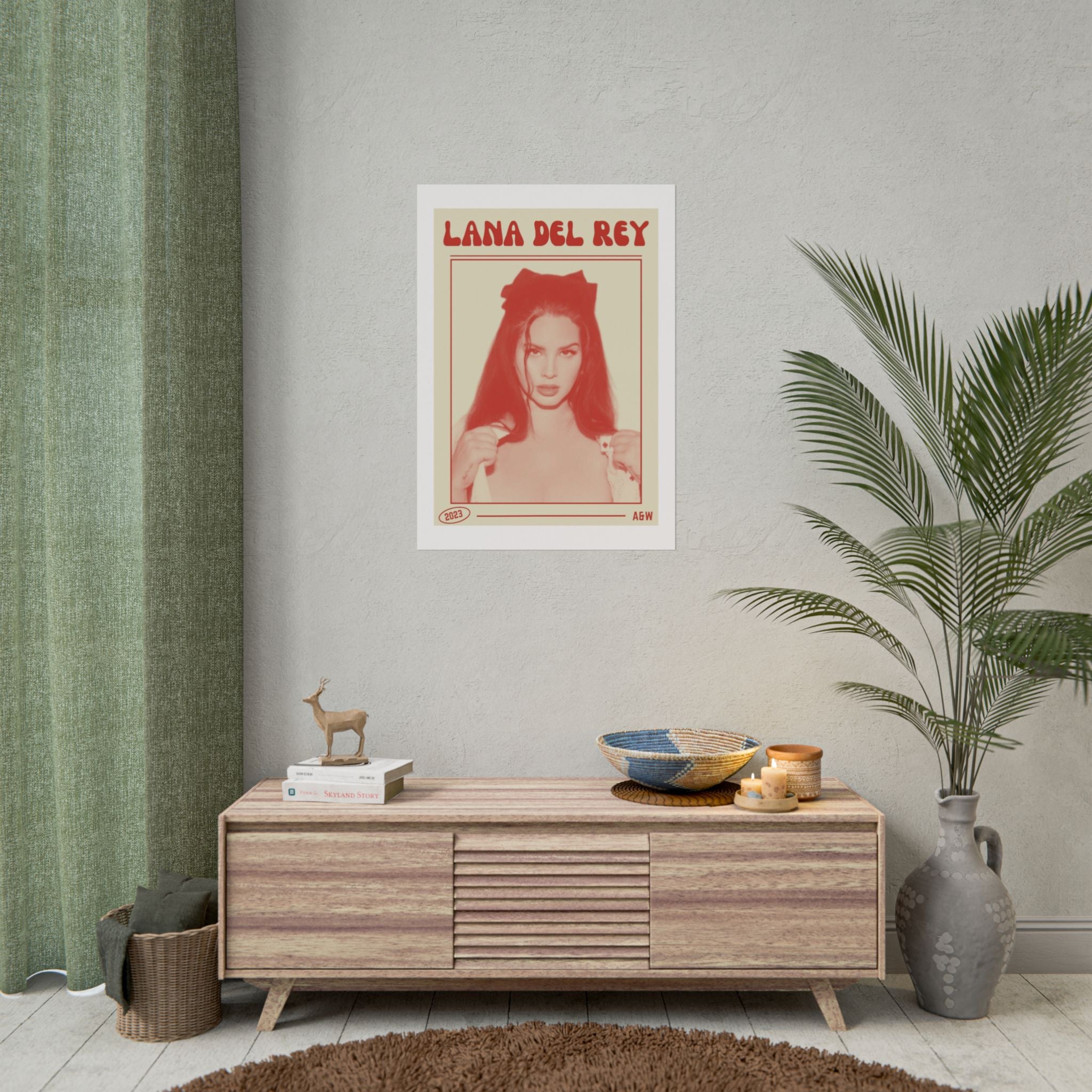 Lana Del Rey Vintage-Style Rolled Poster