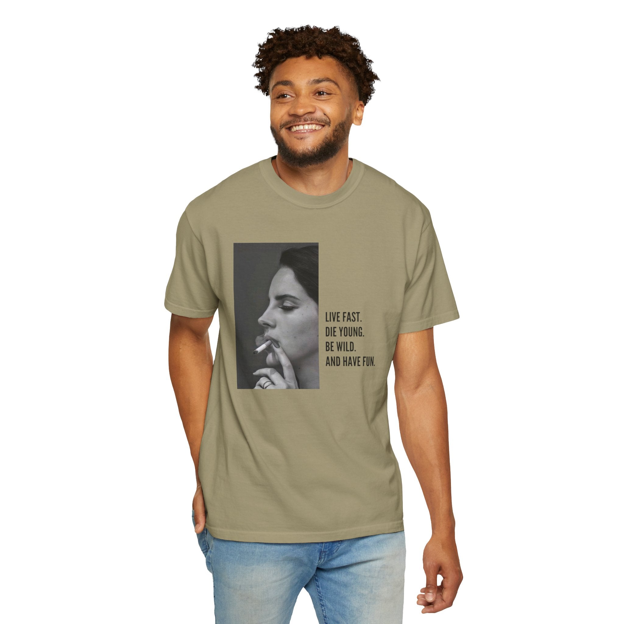 'Live Fast' Unisex T-Shirt -Vintage Style