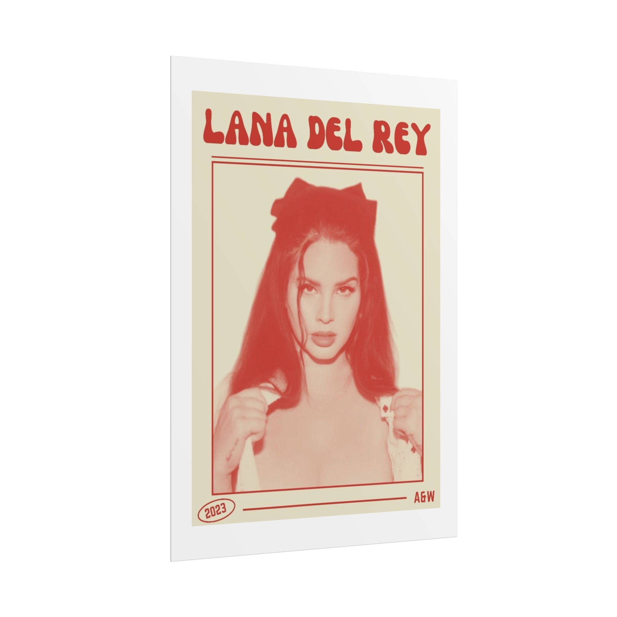 Lana Del Rey Vintage-Style Rolled Poster