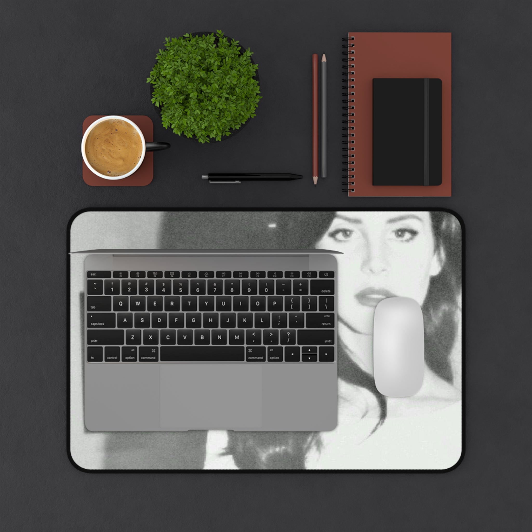 Lana Del Rey Desk Mat with Vintage Aesthetic