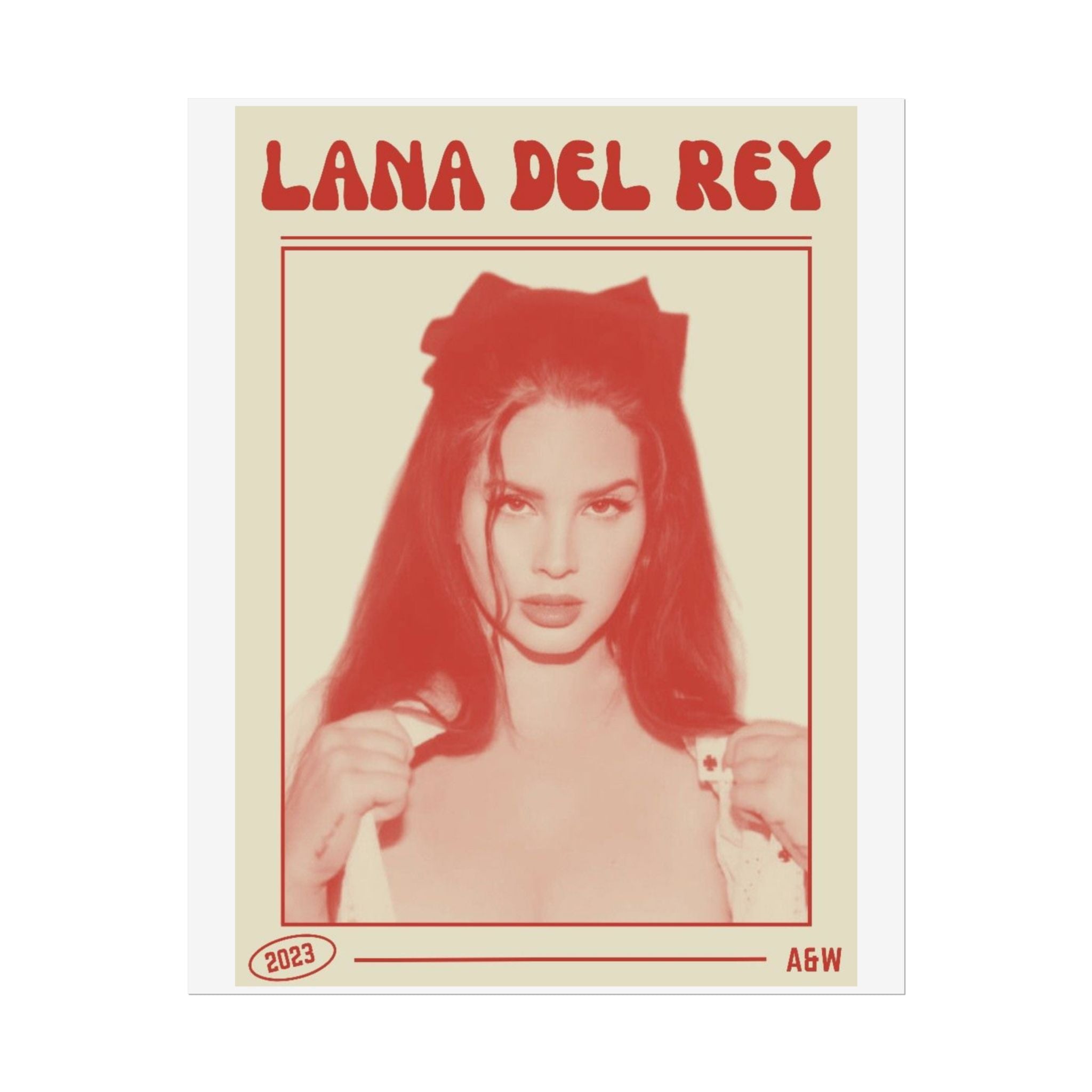 Lana Del Rey Vintage-Style Rolled Poster