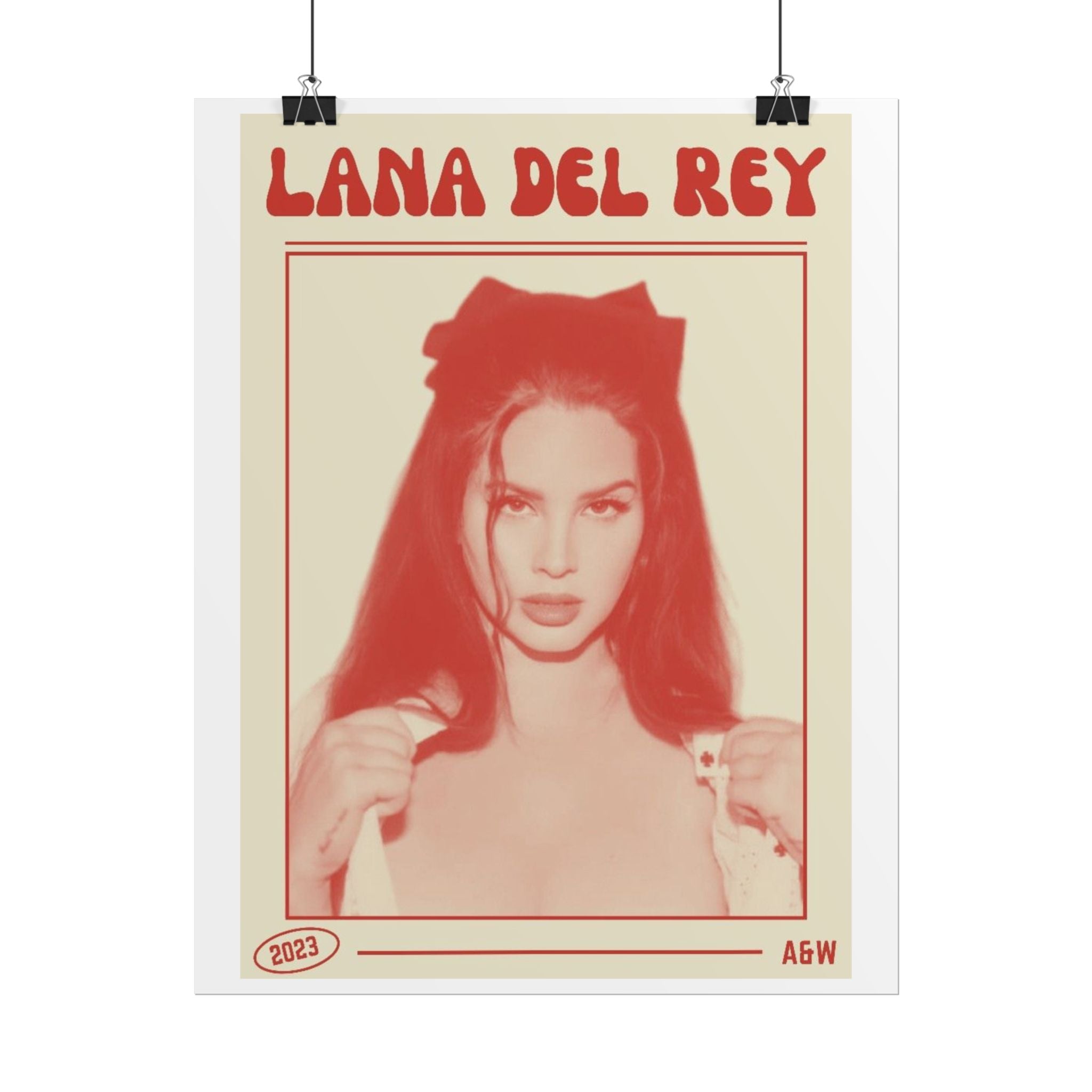 Lana Del Rey Vintage-Style Rolled Poster