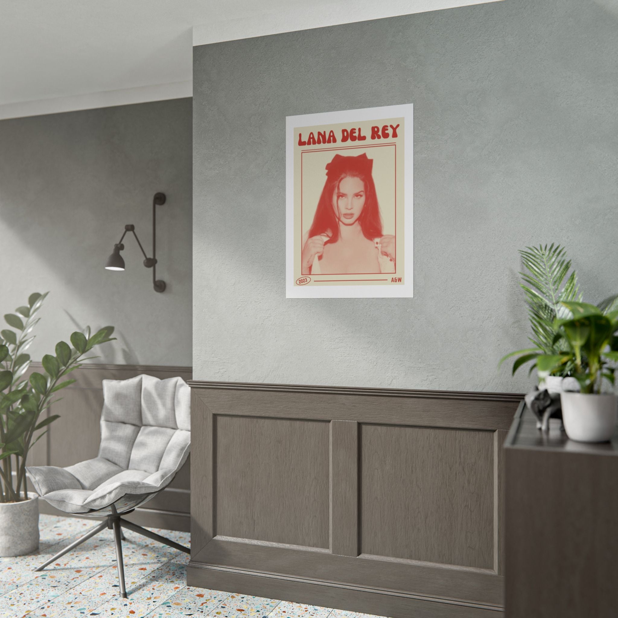 Lana Del Rey Vintage-Style Rolled Poster