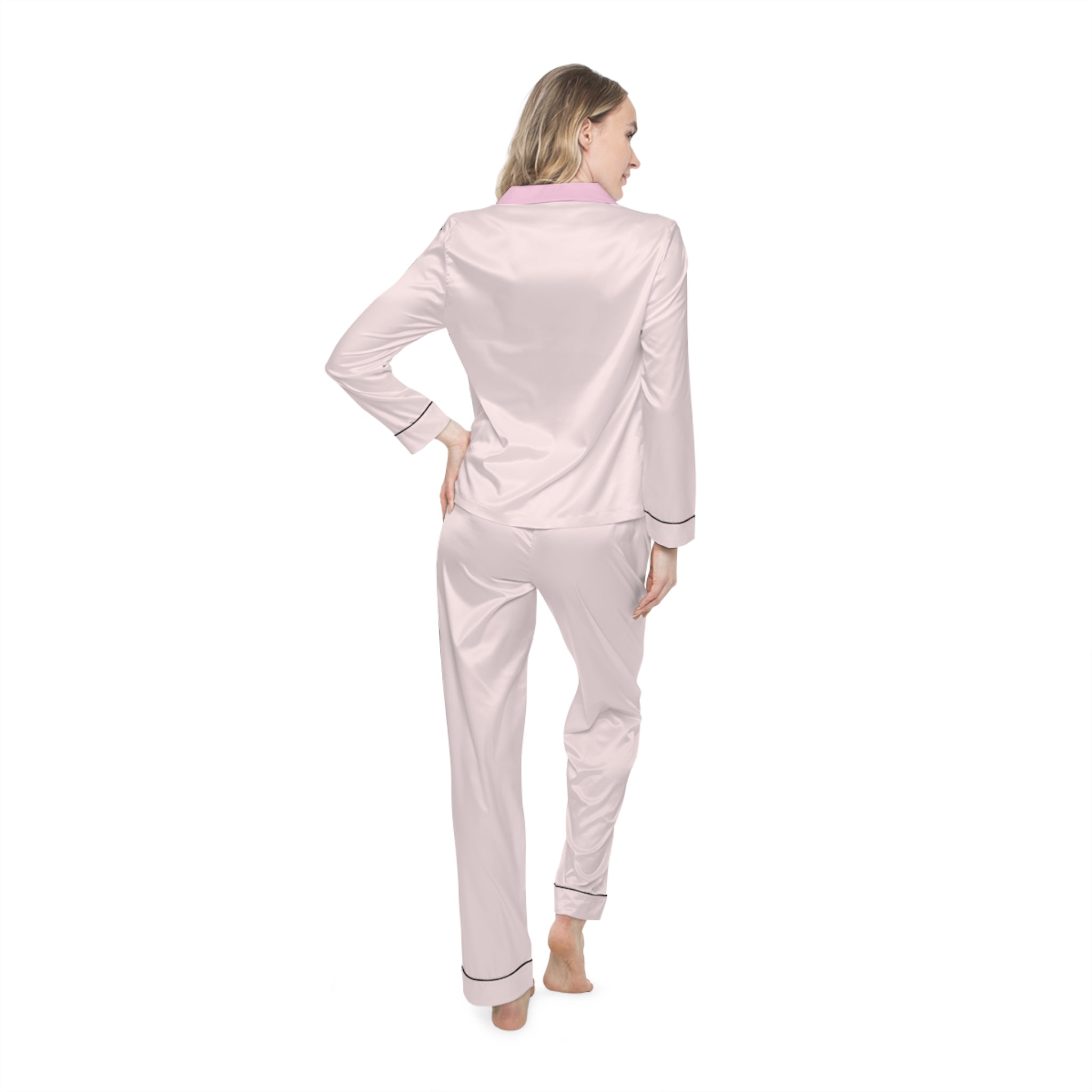 Luxurious Women's Satin Pajamas Lana Del Rey Design